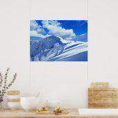 Sneeuwbergtopster Poster (Keuken)