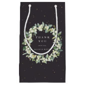 Sneeuwbes+Eucalyptus Kerst/Feestdag Bedankt Klein Cadeauzakje (Voorkant)