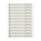 Sneeuwbes + Eucalyptus Kerst Retouradres (Vel)