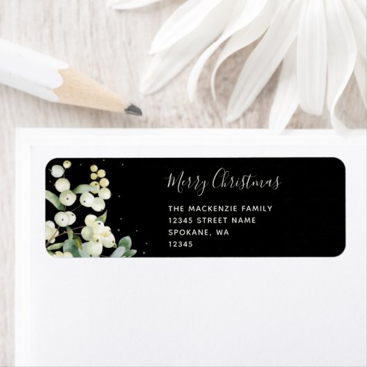 Sneeuwbes + Eucalyptus Kerstvakantie Retour Etiket (Insitu)