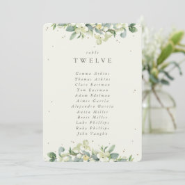 Sneeuwbes + Eucalyptus Tafel Aantal Zitplaatsen Ka