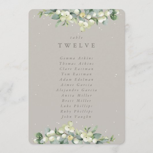 Sneeuwbes + Eucalyptus Tafel Aantal Zitplaatsen Ka (Voorkant)