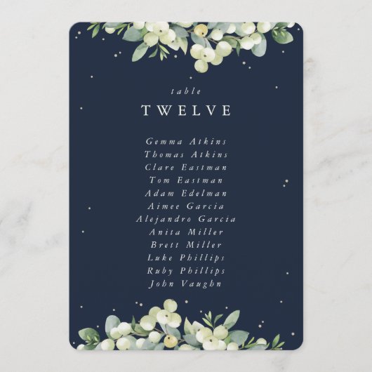 Sneeuwbes + Eucalyptus Tafel Aantal Zitplaatsen Ka (Voorkant)