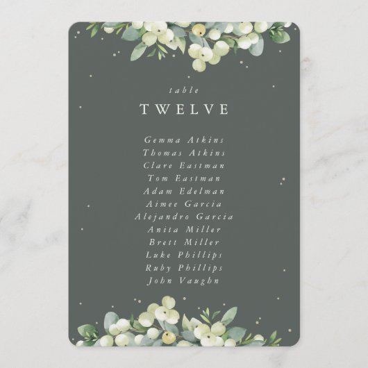 Sneeuwbes + Eucalyptus Tafel Aantal Zitplaatsen Ka (Voorkant)