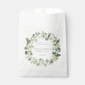 Sneeuwbes + Eucalyptus Winter Vrijgezellenfeest Bedankzakje (Voorkant)