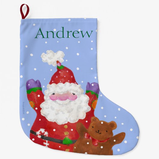 SneeuwBig Stocking Grote Kerstsok (Voorkant)