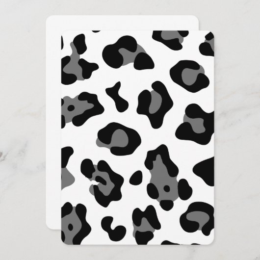 sneeuwblaasje kaart (Voorkant / Achterkant)