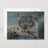 sneeuwblaaswinter briefkaart (Voorkant / Achterkant)