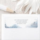 Sneeuwblauw en withuwelijk etiket (Insitu)