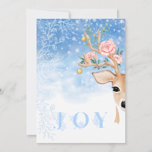 Sneeuwblauw Kaart (Achterkant)