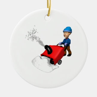 sneeuwblazer keramisch ornament