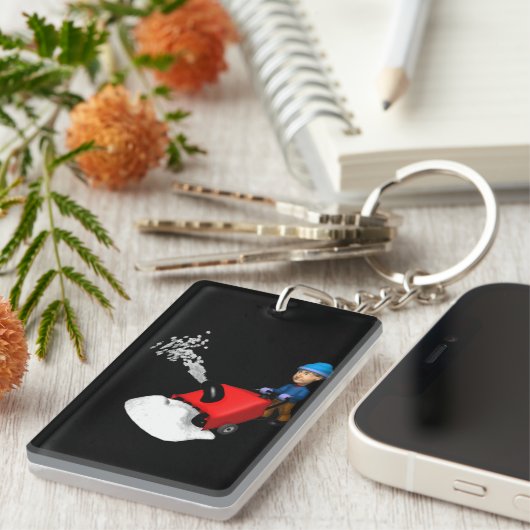 sneeuwblazer sleutelhanger (Voorkant Rechts)