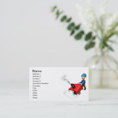 sneeuwblazer visitekaartje (Staand voorkant)