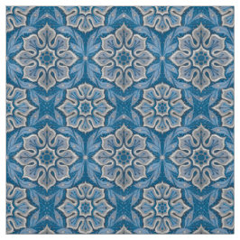 Sneeuwbloem, bloempatroon, blauwe en grijze sneeuw stof