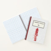 Sneeuwbloem gepersonaliseerde compositie notitieboek (Binnen)