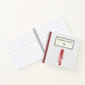 Sneeuwbloem gepersonaliseerde compositie notitieboek (Binnen)