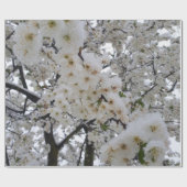 Sneeuwbloesem Inpakpapier (Vlak)
