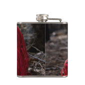 Sneeuwbloesems Heupfles (Achterkant)