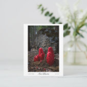 Sneeuwbloesems Prints Briefkaart (Staand voorkant)