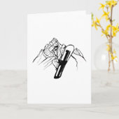 Sneeuwboard bergavontuur kaart (Gele Bloem)