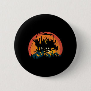 Sneeuwboard Bestuursvergadering Ski Lift Skier Win Ronde Button 5,7 Cm
