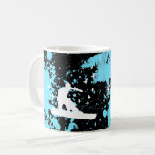 sneeuwBOARD met vogels Mok (Voorkant links)