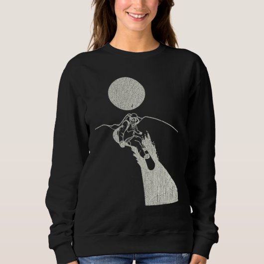 Sneeuwboard Ski Drifter Vintage Snowboarden Afdali Trui (Voorkant)