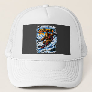 Sneeuwboard Squatch – Grappige Bigfoot-sneeuwboard Trucker Pet