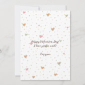 Sneeuwboard-valentijnskaarten Feestdagenkaart (Achterkant)