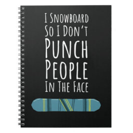 Sneeuwboardaccessoires Cadeaus Winter Sneeuwboarde Notitieboek