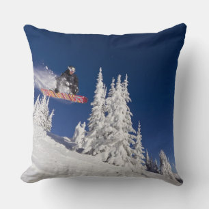 Sneeuwboardactie bij Whitefish Mountain Resort Kussen