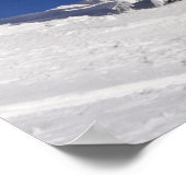 Sneeuwboarden actie bij Whitefish Mountain Resort Poster (Hoek)