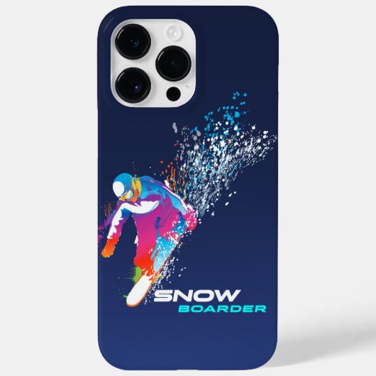 Sneeuwboarden Case-Mate iPhone Case (Achterkant)