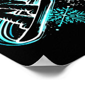Sneeuwboarden Grappig Snowboard Sneeuwboarder Rijd Poster (Hoek)