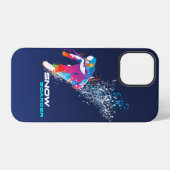 Sneeuwboarden iPhone Hoesje (Achterkant horizontaal)