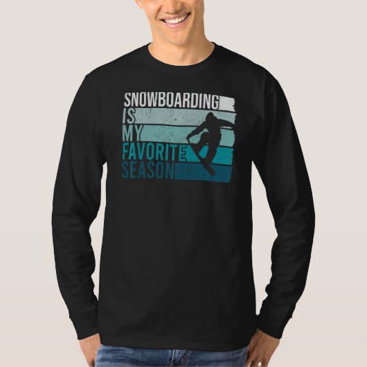 Sneeuwboarden is mijn favoriete Sneeuwbord van de T-shirt (Voorkant)