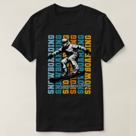 Sneeuwboarden leven t-shirt