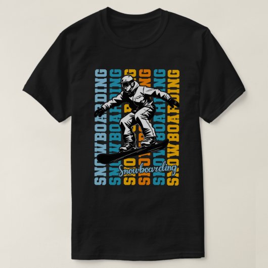 Sneeuwboarden leven t-shirt (Design voorkant)
