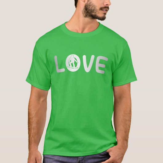 sneeuwboarden liefde grappig t-shirt (Voorkant)