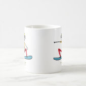 Sneeuwboarden Stickman Koffiemok (Center)