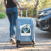 Sneeuwboardenaar postbus adres sticker (Koffer Insitu)