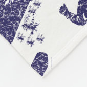 Sneeuwboarder Fleece Deken (Hoek)