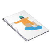 Sneeuwboarder Notitieboek (Rechterzijde)