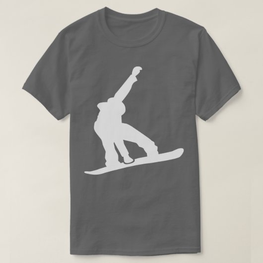 sneeuwboarder t-shirt (Design voorkant)