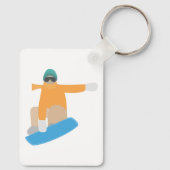 Sneeuwboarders Sleutelhanger (Achterkant)