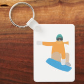 Sneeuwboarders Sleutelhanger (Voorkant)