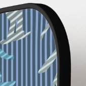 Sneeuwboarderslijnen Pickleball Paddle (Links Detail)