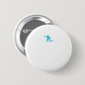 Sneeuwboardhartslag Koel Wintersport Gift Ronde Button 5,7 Cm (Voorkant /achterkant)