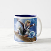 Sneeuwboarding Tweekleurige Koffiemok (Voorkant rechts)