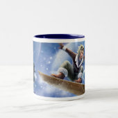 Sneeuwboarding Tweekleurige Koffiemok (Center)